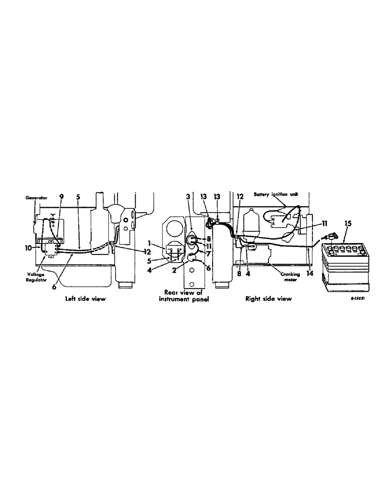 Схема запчастей Case IH 57 - (A-74) - ELECTRIC STARTING, 12 VOLT ELECTRICAL SYSTEM 