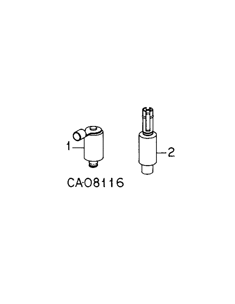 Схема запчастей Case IH 800 - (12-17[1]) - MONITORS, SUPPRESSOR ATTACHMENT UNITS A THRU AB (04) - ELECTRICAL SYSTEMS