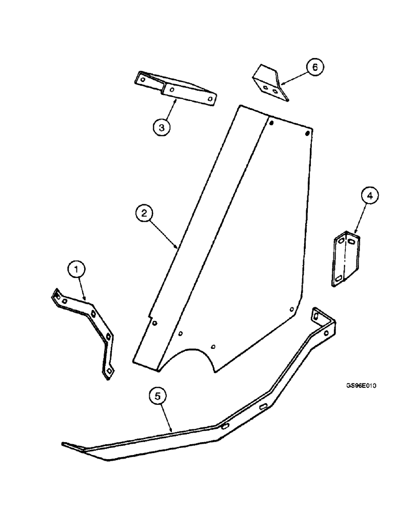 Схема запчастей Case IH INTERNATIONAL - (2-20) - KNIFE DRIVE SHIELDS AND SUPPORTS, LEFT HAND, SINGLE AUGER (14) - CROP CUTTING