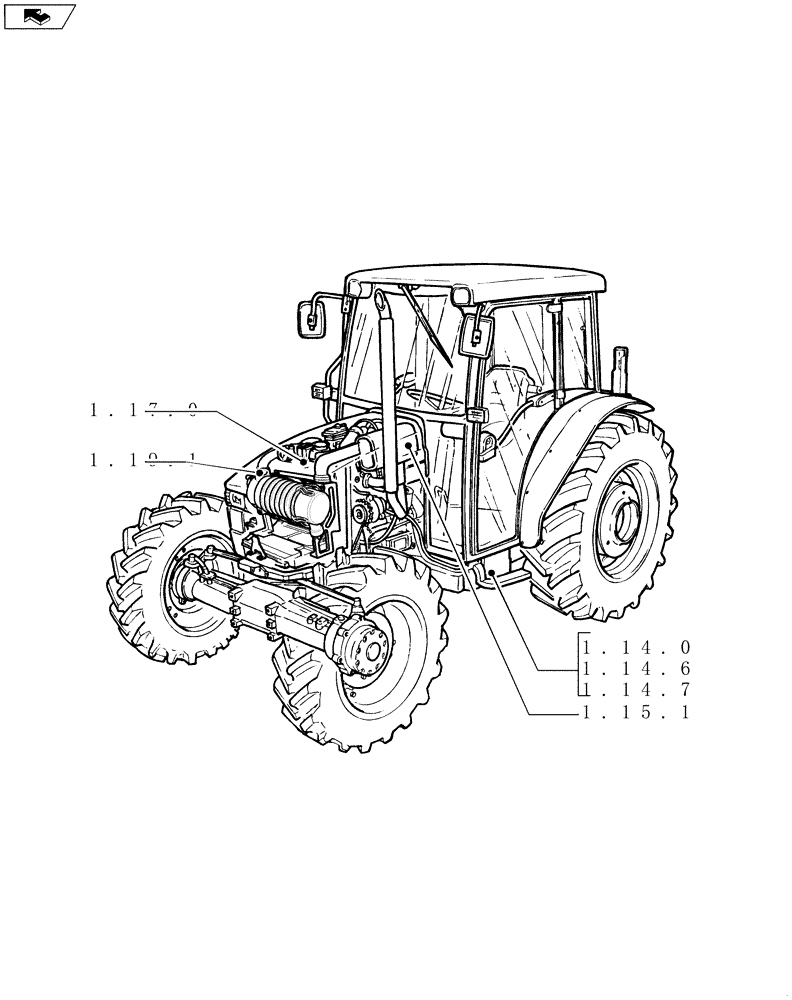 Схема запчастей Case IH FARMALL 65C - (SEC. 02) - ENGINE EQUIP. (00) - GENERAL