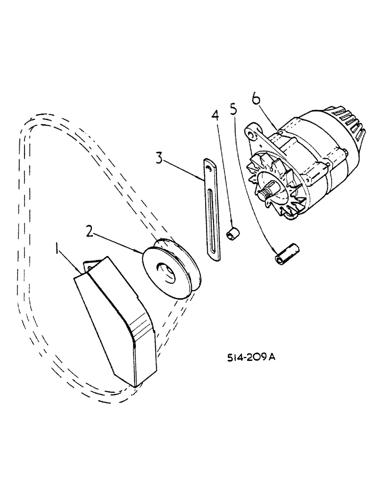 Схема запчастей Case IH 474 - (08-02) - ALTERNATOR AND CONNECTIONS (06) - ELECTRICAL