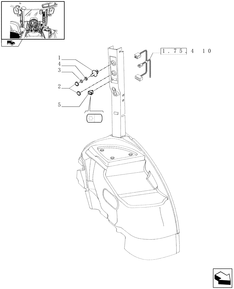 Схема запчастей Case IH PUMA 210 - (1.75.1[07]) - HEATING/AIR CONDITIONING CONTROLS (06) - ELECTRICAL SYSTEMS