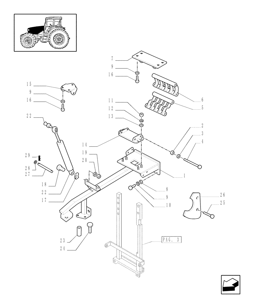 Схема запчастей Case IH JX100U - (1.83.0[02]) - HOODS - PARTS (08) - SHEET METAL