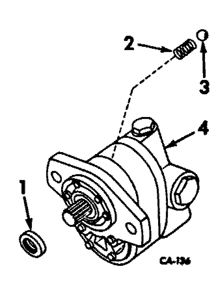 Схема запчастей Case IH 4100 - (F-10) - HYDRAULIC SYSTEM, HYDRAULIC PUMP, CESSNA, 30 GPM (07) - HYDRAULIC SYSTEM