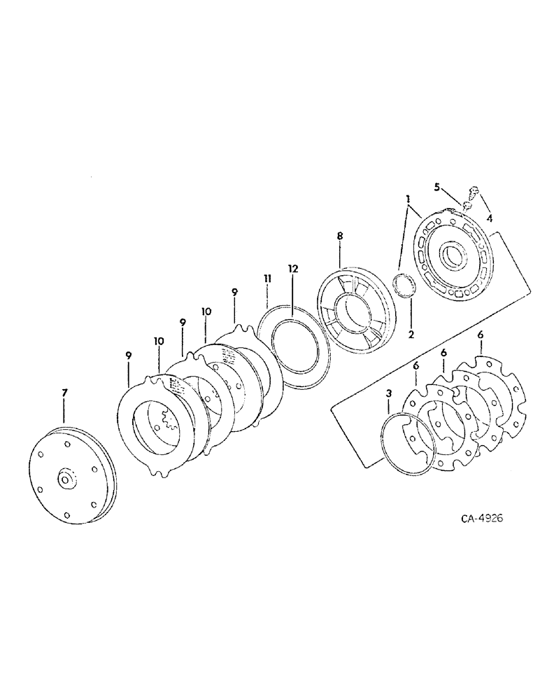 Схема запчастей Case IH 3388 - (04-01) - BRAKES, MASTER BRAKES (5.1) - BRAKES