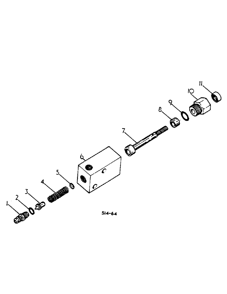 Схема запчастей Case IH 2400 - (07-93) - DECELERATOR VALVE, TWO POSITION (04) - Drive Train