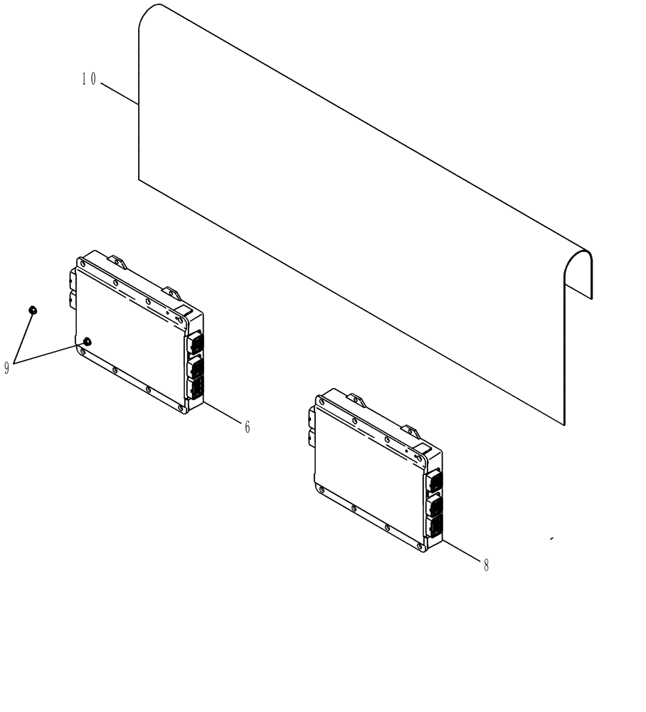 Схема запчастей Case IH MAGNUM 255 - (04-04) - MODULES- CHASSIS (04) - ELECTRICAL SYSTEMS