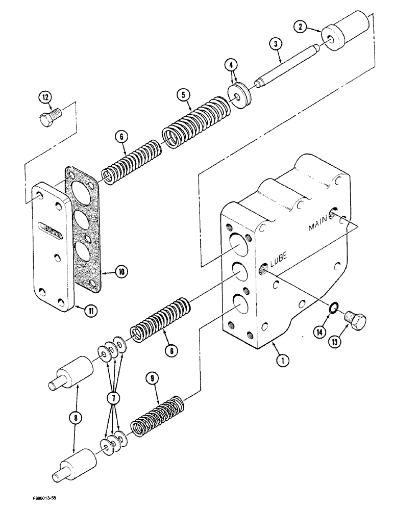 Схема запчастей Case IH STEIGER - (6-26) - TRANSMISSION, REGULATOR VALVE (06) - POWER TRAIN