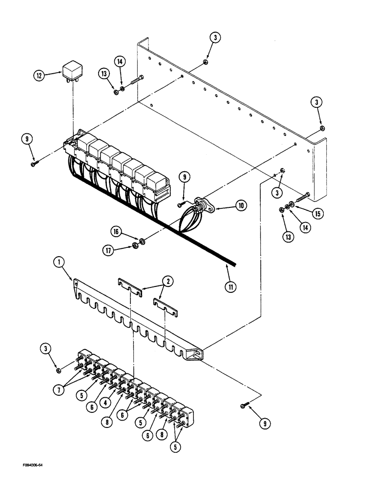 Схема запчастей Case IH STEIGER - (4-10) - OVERHEAD CIRCUIT BREAKERS AND SOLENOIDS (04) - ELECTRICAL SYSTEMS