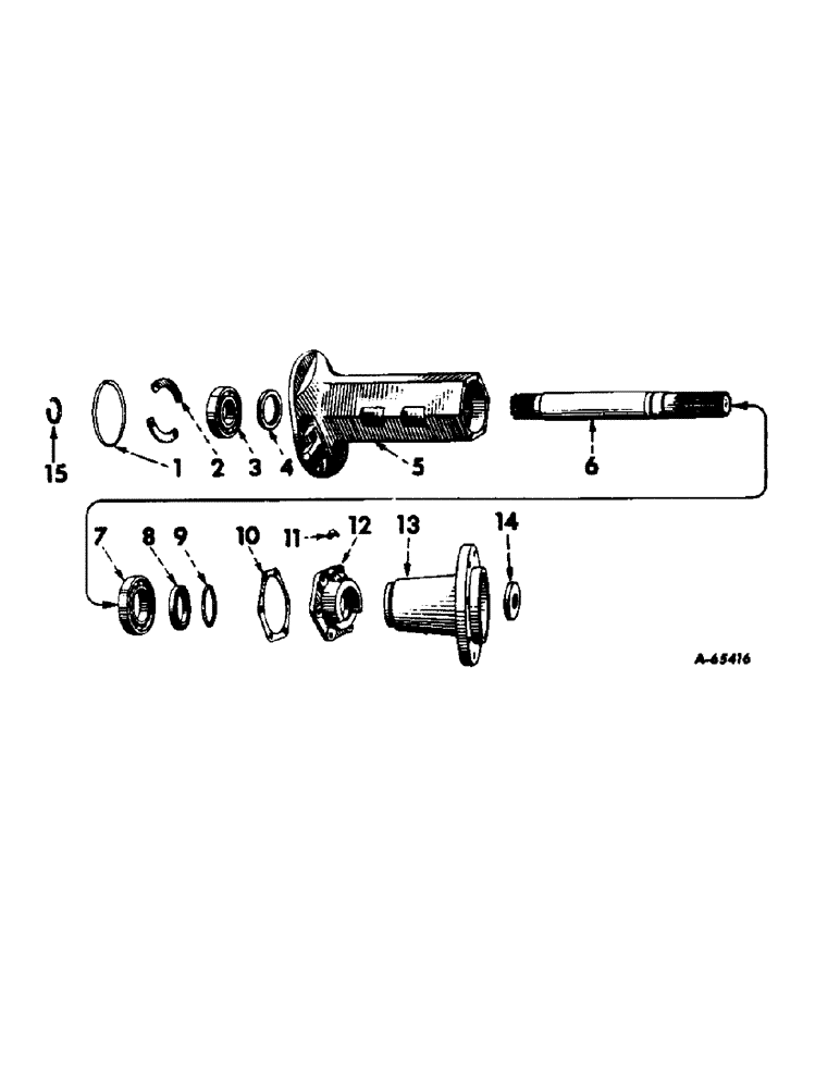 Схема запчастей Case IH 404 - (092) - REAR AXLE, INTERNATIONAL SERIES (05) - REAR AXLE