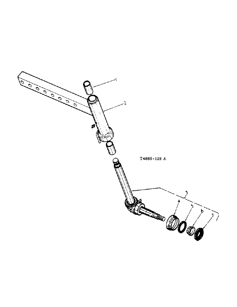 Схема запчастей Case IH 434 - (6-122) - INDUSTRIAL FRONT FENDER ATTACHMENT, FRONT AXLE EXTENSION - ATTACHMENTS (88) - ACCESSORIES