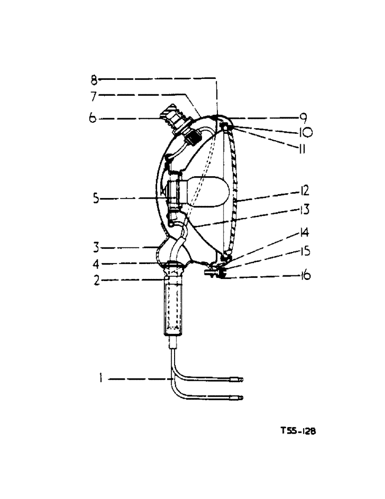 Схема запчастей Case IH 434 - (3-06) - PLOUGH LAMP - ELECTRICAL (04) - ELECTRICAL SYSTEMS