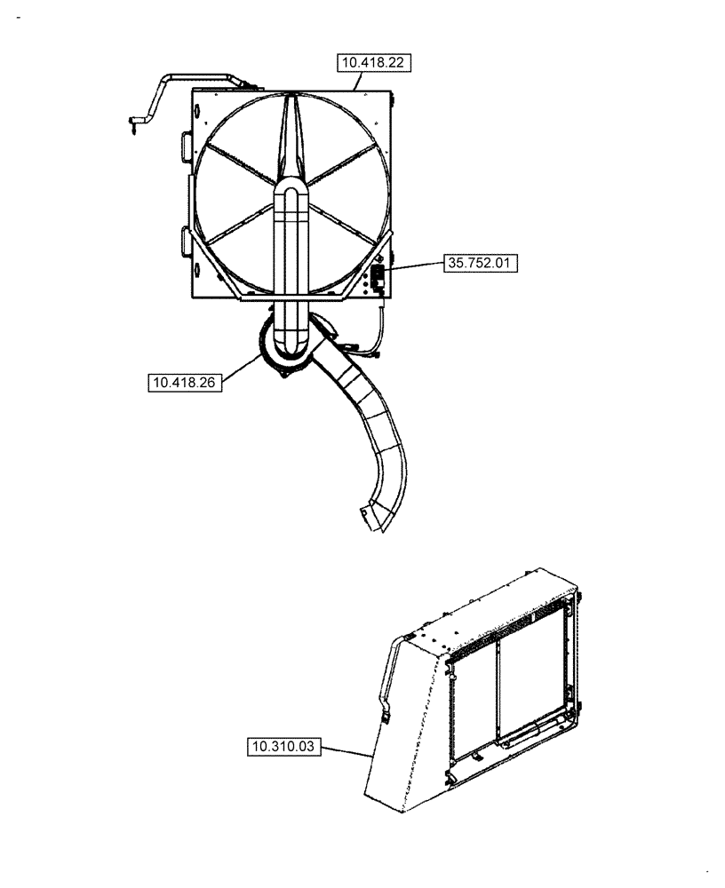 Схема запчастей Case IH 2588 - (00.000.10[02]) - PICTORIAL INDEX - ENGINE - ROTARY SCREEN (00) - GENERAL & PICTORIAL INDEX