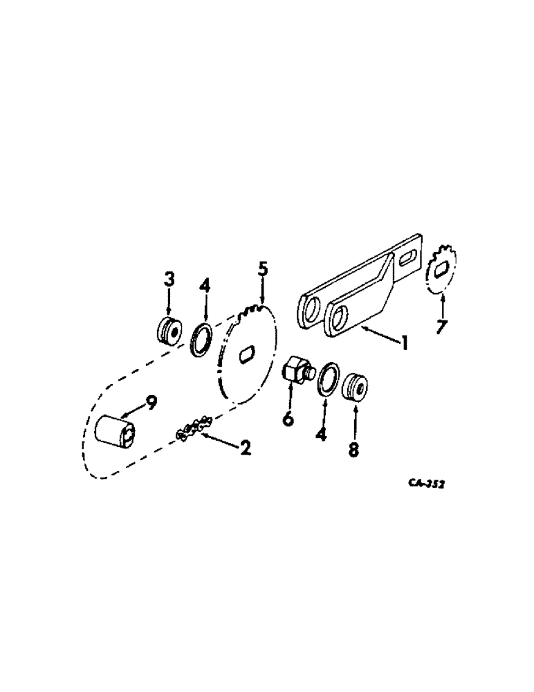 Схема запчастей Case IH 295 - (Z-15) - SPEED CHANGE ATTACHMENT, QUANTITES SHOWN ARE PER UNIT 