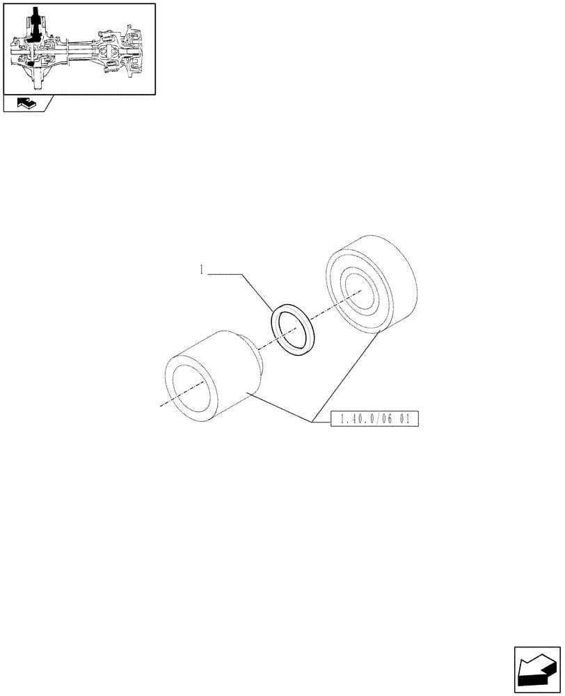 Схема запчастей Case IH PUMA 225 - (1.40.0/06[02]) - FRONT AXLE - SHIMS (04) - FRONT AXLE & STEERING