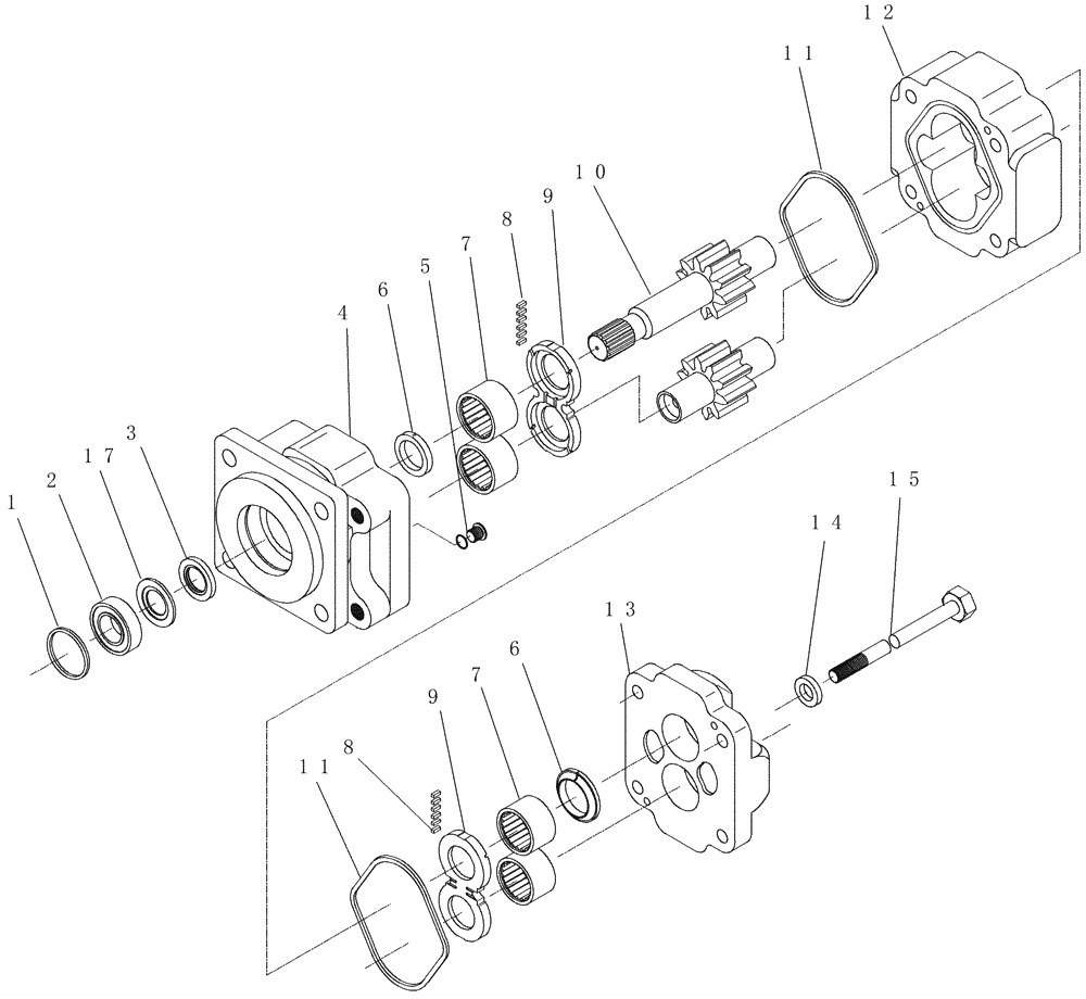 Схема запчастей Case IH 7700 - (B03.11[01]) - Hydraulic Motor {M50A} (35) - HYDRAULIC SYSTEMS