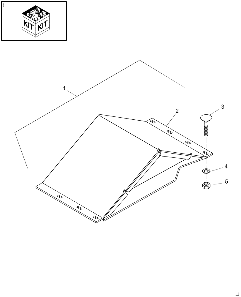 Схема запчастей Case IH SB551 - (88.510.02) - GRASS HAY FEEDER KIT (88) - ACCESSORIES