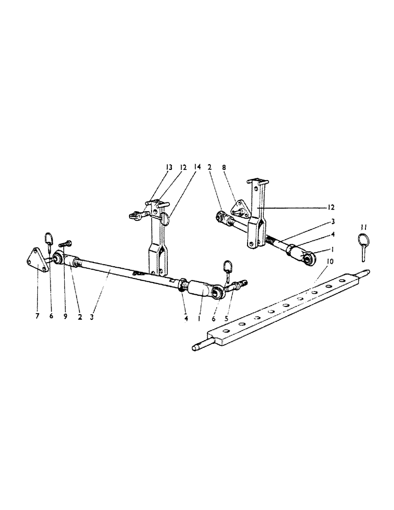 Схема запчастей Case IH 780 - (058) - 922283, STABILISER BARS, U1180, TWO-BAR SET, 918396, OPTIONAL EQUIPMENT, U1101, LEFT-HAND (07) - HYDRAULIC SYSTEM