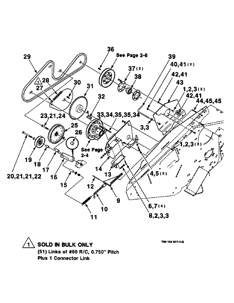 Схема запчастей Case IH 625 - (2-02) - REEL DRIVE ASSEMBLY (58) - ATTACHMENTS/HEADERS