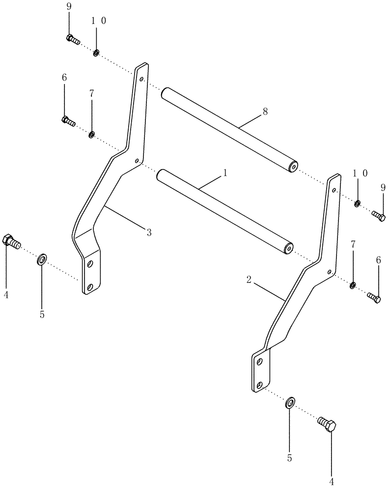 Схема запчастей Case IH LX156 - (09-06) - PROTECTIVE ASSEMBLY - GRILLE, MFD TRACTORS (09) - CHASSIS/ATTACHMENTS