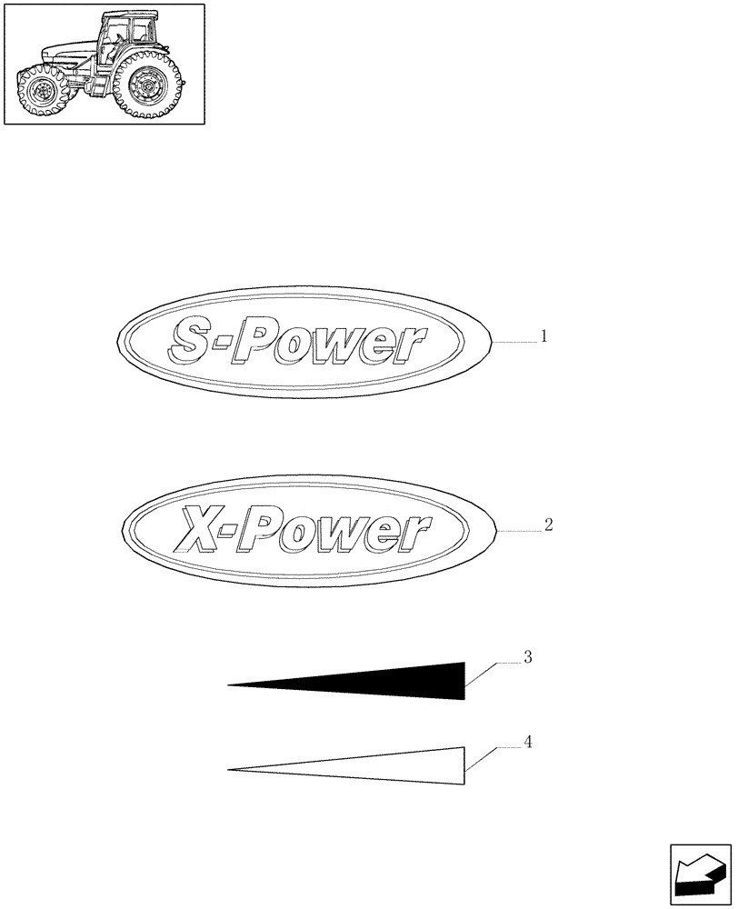 Схема запчастей Case IH MXU125 - (1.98.0[03]) - DECALS (13) - DECALS