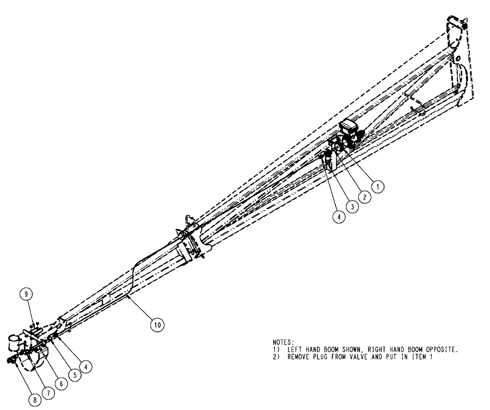 Схема запчастей Case IH SPX4410 - (11-011) - NOZZLE, FENCE ROW, 90’, LO-FLOW Options