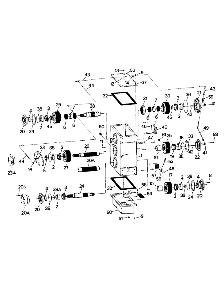 Схема запчастей Case IH PTA280 - (04-67) - TRANSFER CASE ASSEMBLY (04) - Drive Train