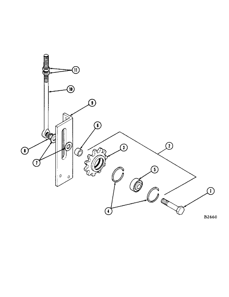 Схема запчастей Case IH 1160 - (12[1]) - BEATER DRIVE TIGHTENER S/N 8311400 AND AFTER, AND CONVEYOR RAKE (72) - SEPARATION