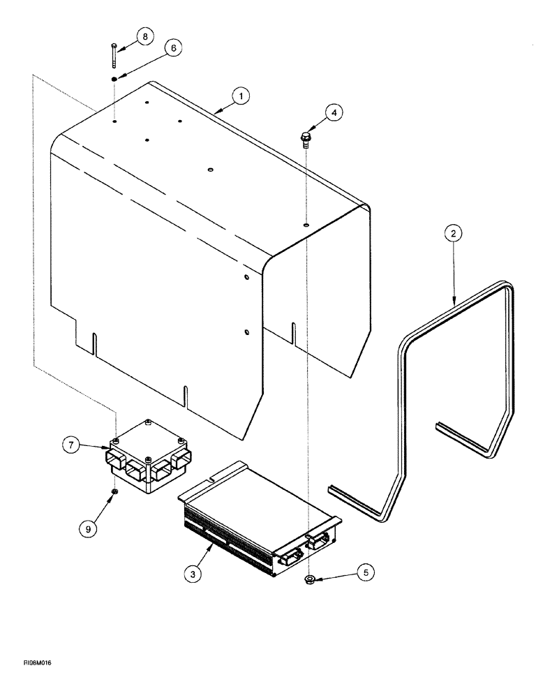 Схема запчастей Case IH AFS - (04-50) - HYDRAULIC VALVE COVER (955 TRAILING AFS PLANTER - 1999, 12 ROW, 16 ROW, 24 ROW NARROW AND 12/23 SRC) (35) - HYDRAULIC SYSTEMS