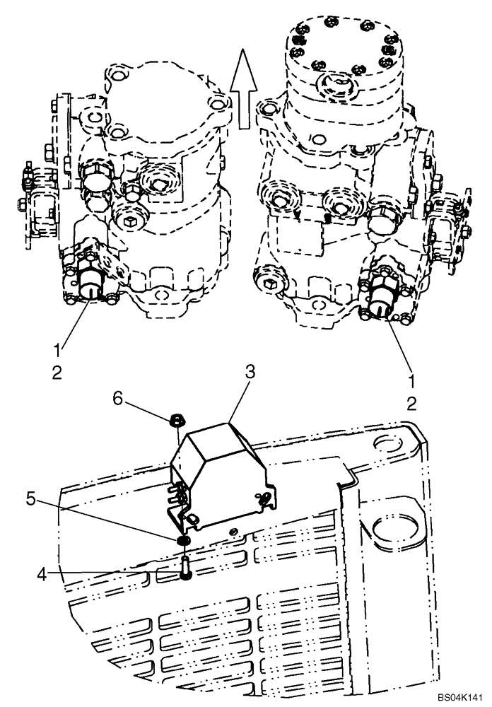 Схема запчастей Case IH 465 - (04-24) - BACKUP ALARM (04) - ELECTRICAL SYSTEMS