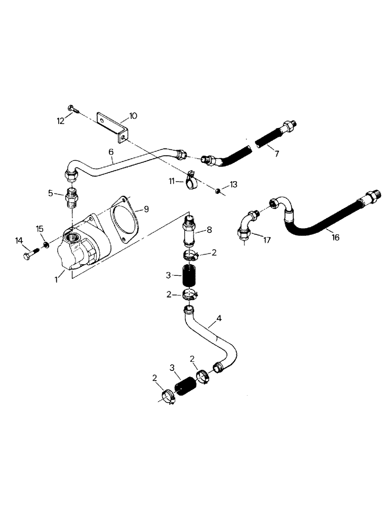 Схема запчастей Case IH KM-280 - (08-07) - HYDRAULIC PUMP AND ATTACHING PARTS, CUMMINS 855 ENGINE (07) - HYDRAULICS