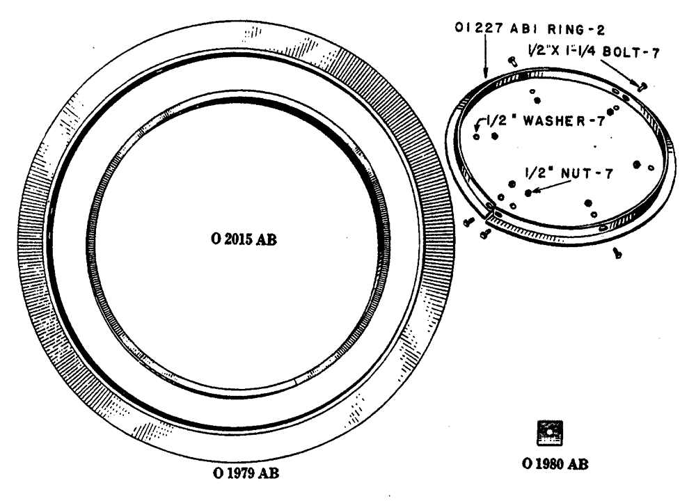 Схема запчастей Case IH L-SERIES - (074) - SKID RINGS, GUIDE ANGLES (06) - POWER TRAIN