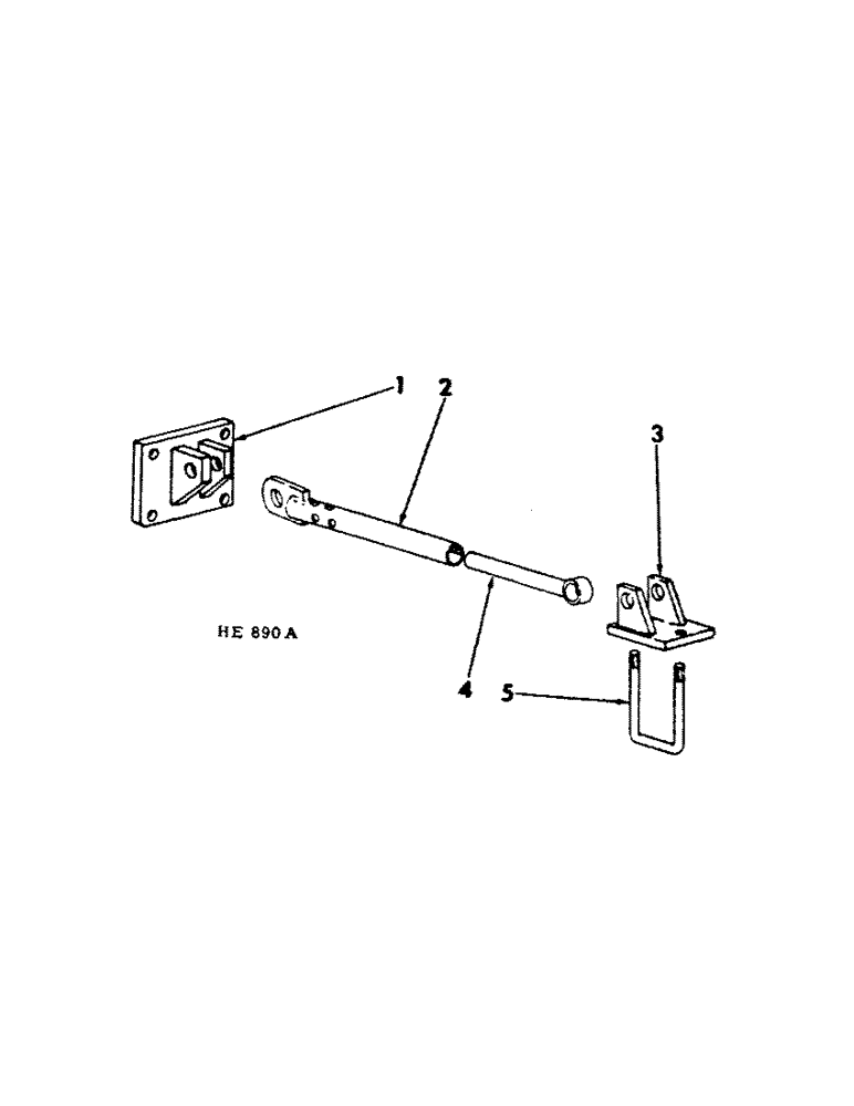 Схема запчастей Case IH 45 - (B-08) - VERTICAL LIMITER,FOR SAFETY W/2 PT FAST HITCH W/IH F706,F756,F806 PR F856 TRAC BUILT PRIOR TO 7/1972 