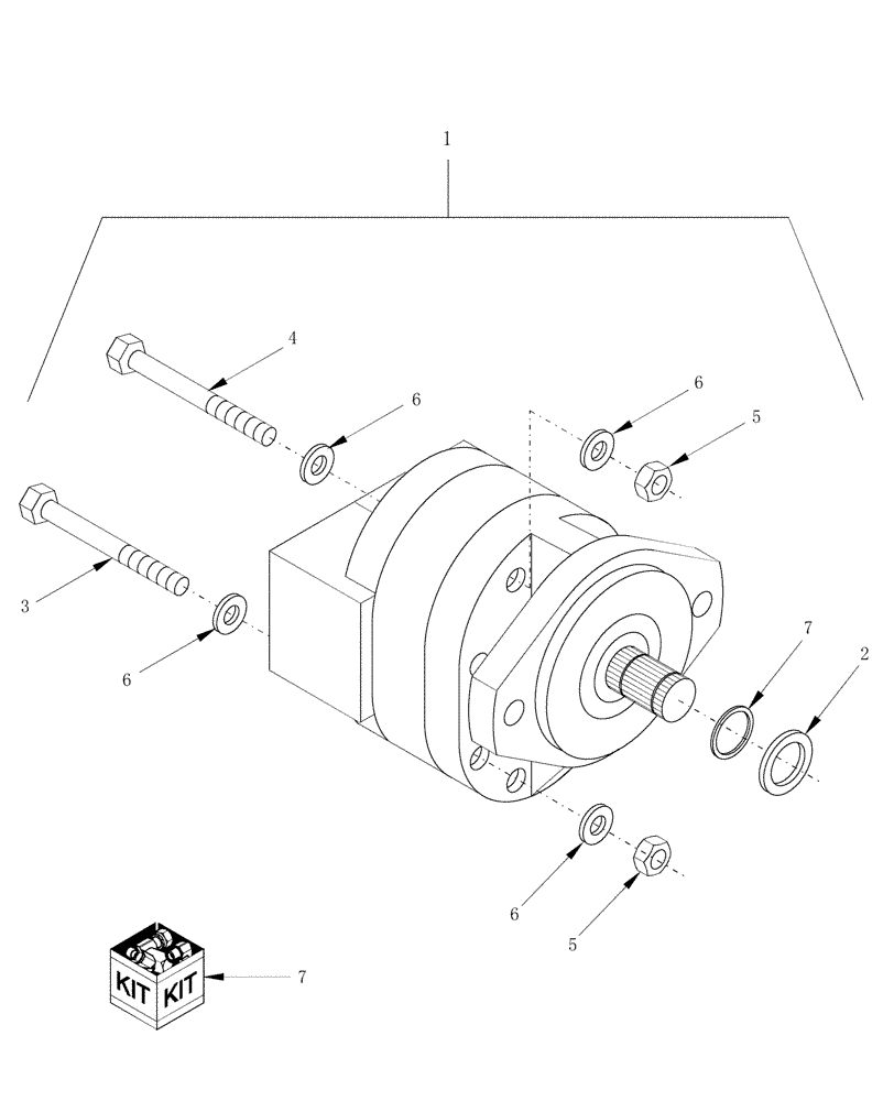 Схема запчастей Case IH WDX1002S - (03.06[01]) - GEAR PUMP, HYDRAULIC HEADER DRIVE, 87574774 (03) - TRANSMISSION