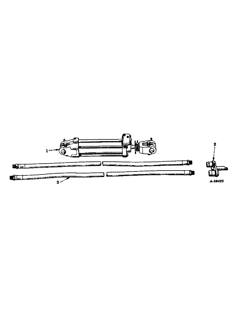 Схема запчастей Case IH 300 - (293) - HYDRAULIC SYSTEM, HYDRAULIC EQUIPMENT, SPECIAL, HYDRAULIC CYLINDER, FOR TRAILING TYPE EQUIPMENT (07) - HYDRAULIC SYSTEM