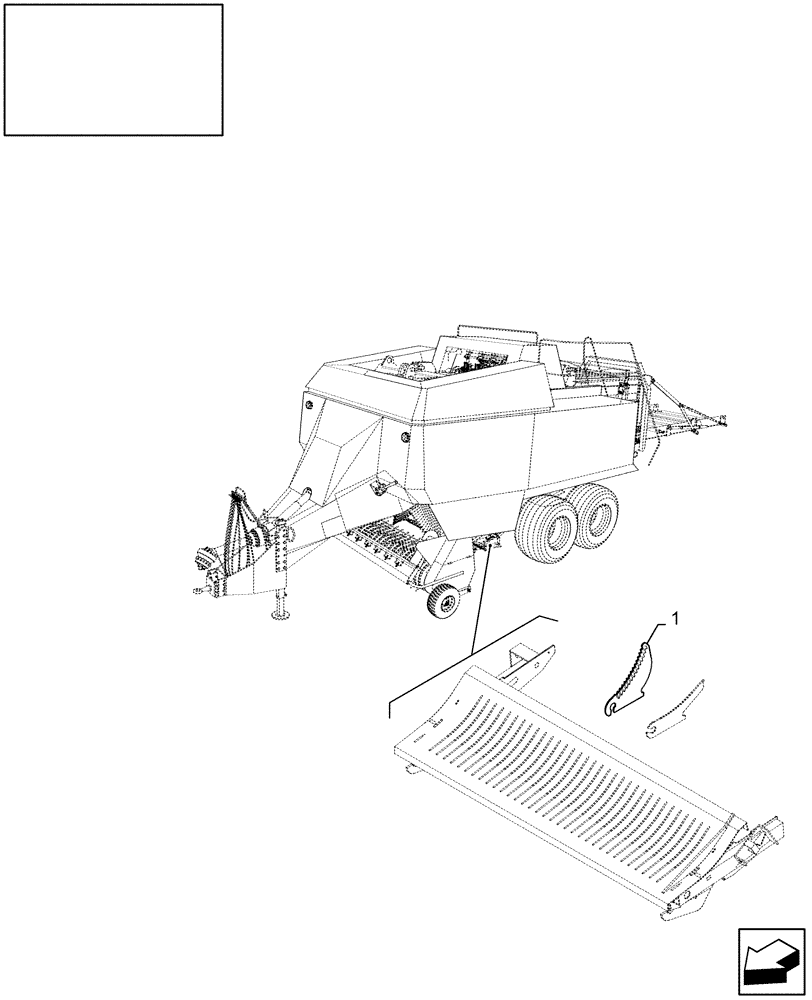 Схема запчастей Case IH LBX432S - (18.84110677[01]) - DIA : HARD-FACED KNIFE KIT - 33 KNIVES (84058219) (18) - ACCESSORIES