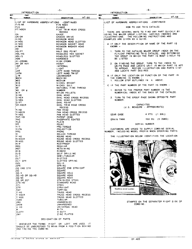 Схема запчастей Case IH 914 - (00-5) - INTRODUCTION, CAPACITIES AND SERIAL NUMBER LOCATION (00) - GENERAL