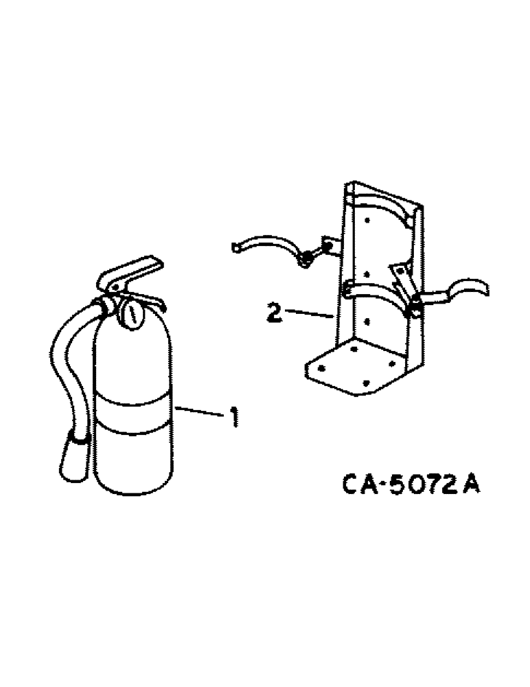 Схема запчастей Case IH 1482 - (02-06) - MISCELLANEOUS, FIRE EXTINGUISHER Accessories & Attachments / Miscellaneous