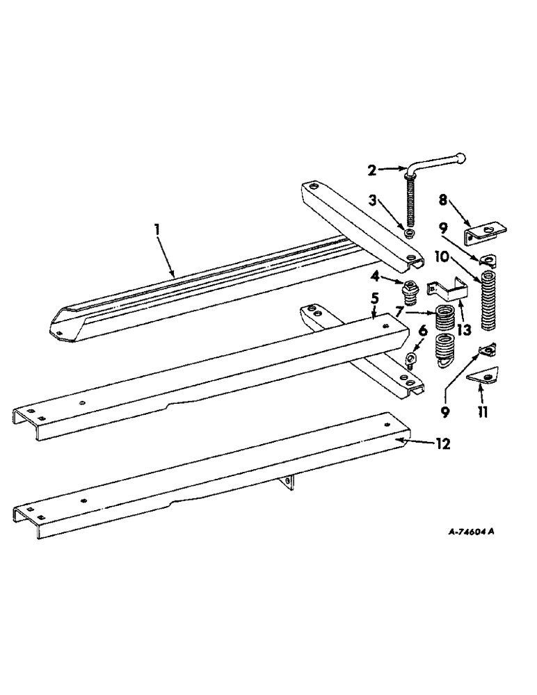 Схема запчастей Case IH 37 - (B-42) - MANUAL BALE TENSION DEVICE, WHEN ORDERED 