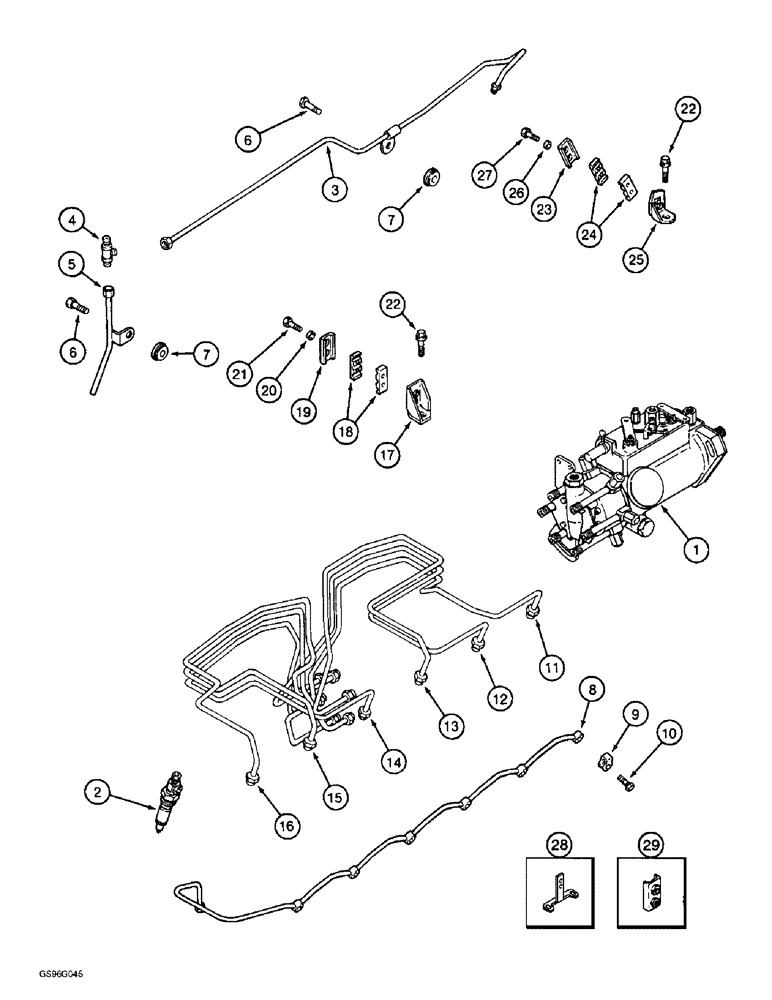 Схема запчастей Case IH 2022 - (3-02) - FUEL INJECTION SYSTEM, 6TA-590 ENGINE (02) - FUEL SYSTEM