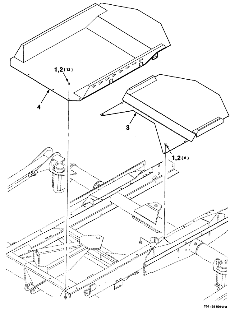 Схема запчастей Case IH 8575 - (10-020) - SHIELD ASSEMBLY Accumulator