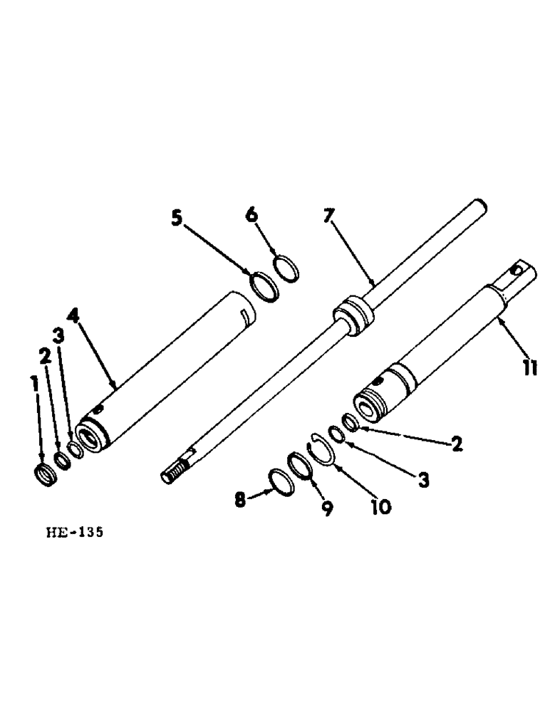 Схема запчастей Case IH 375 - (J-19) - STEERING MECHANISM, POWER STEERING HYDRAULIC CYLINDER Steering Mechanism