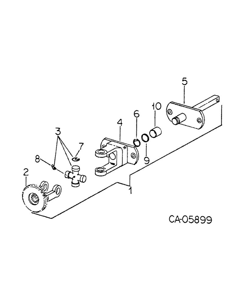 Схема запчастей Case IH 830 - (A-18) - GEAR BOX HALF JOINT ASSEMBLY 