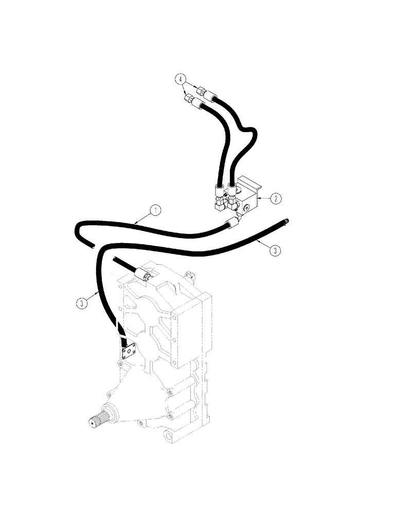 Схема запчастей Case IH STX275 - (01-10) - PICTORIAL INDEX - POWER TAKEOFF TRANSFER CASE LUBE, BSN JEE0102001 (00) - PICTORIAL INDEX