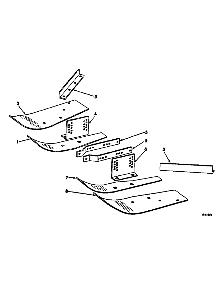 Схема запчастей Case IH 56-SERIES - (N-75) - GAUGE SHOES, NARROW AND WIDE, QUANTITIES SHOWN ARE PER ROW 