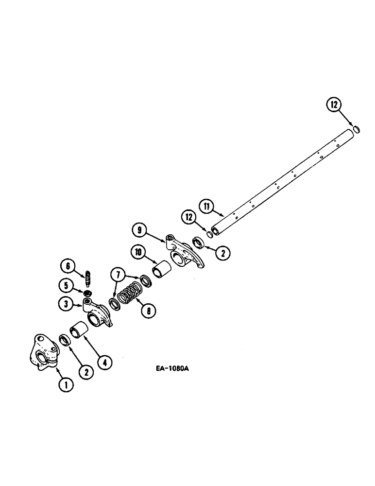 Схема запчастей Case IH 248 - (2-044) - VALVE MECHANISM (02) - ENGINE