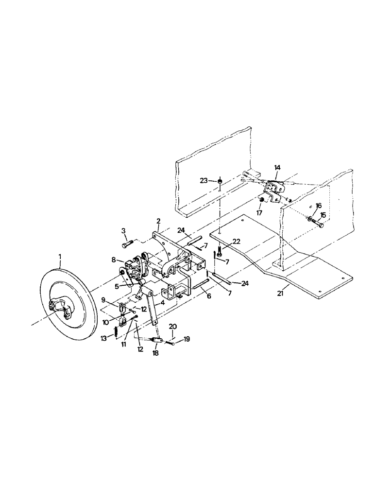 Схема запчастей Case IH PTA310 - (11-60) - PARK BRAKE OPTION, UNITED KINGDOM ONLY Options & Miscellaneous