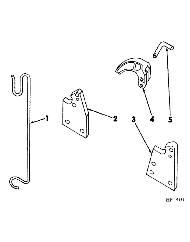 Схема запчастей Case IH 55 - (12-38) - HYDRAULIC MOUNTING PARTS (REMOTE CONTROL HYDRAULIC CYLINDER), SERVICE PACKAGE 