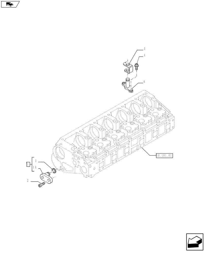 Схема запчастей Case IH F3BFA613C E005 - (10.120.01) - ENGINE EXHAUST BRAKE (504053957) (10) - ENGINE