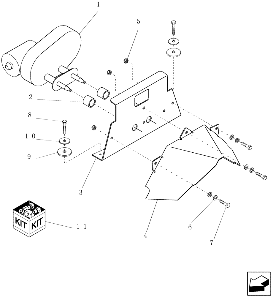 Схема запчастей Case IH 7230 - (55.518.01) - MOTOR, WINDSHIELD WIPER (55) - ELECTRICAL SYSTEMS